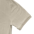 thumbnail image 6 of Generic Men's Casual Linen Henley Shirt Short Sleeve Summer Shirts Band Collar Summer Beach Hippie T-Shirts, 6 of 6
