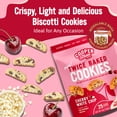 thumbnail image 2 of Cooper Street Twice Baked Cherry White Chip Italian Biscotti Cookies - Peanut & Dairy Free Cookies for Coffee, Kosher - 5oz Pack of 6, 2 of 8