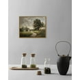 thumbnail image 7 of Drsoum Vintage Rustic Canvas Landscape Wall Art Classical Painting Countryside Room Decor - 11x14in Natural Framed, 7 of 7