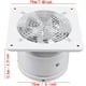 thumbnail image 4 of Extractor de aire de 6 pulgadas, Extractor de pared a través de 40W, 294 CFM, ventilador de ventilación de escape de 110V, ventilación para cocina, 4 of 5