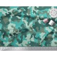 thumbnail image 2 of Soimoi polyester Crepe Fabric Two Tone Camouflage Print Fabric by the Yard 52 Inch Wide, 2 of 3