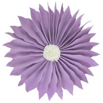Fennco Styles Handmade Garden 3D Sunflower Decorative Throw Pillow 13" Round