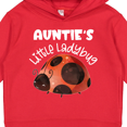 thumbnail image 3 of Inktastic Auntie's Little Ladybug Toddler Hoodie, 3 of 4