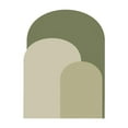 thumbnail image 1 of Arch Wall Decal Decoración Decoración de dormitorio Bondazos Arte de pared Decoración Boho Modern Arch Pegatina de pared PVC Fondo de pantalla Verde, 1 of 8