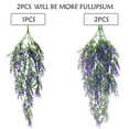 thumbnail image 5 of Deago 4 Pack Hanging Plants Artificial Lavender UV Resistant Plants Fake Hanging Vines Flowers for Home Garden Indoor Outdoor Decor (Red), 5 of 10