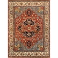thumbnail image 2 of Pasargad Home Serapi 10' X 14' Hand-Knotted Wool Rust/Ivory Rug - All Ages, Indoors, 2 of 4