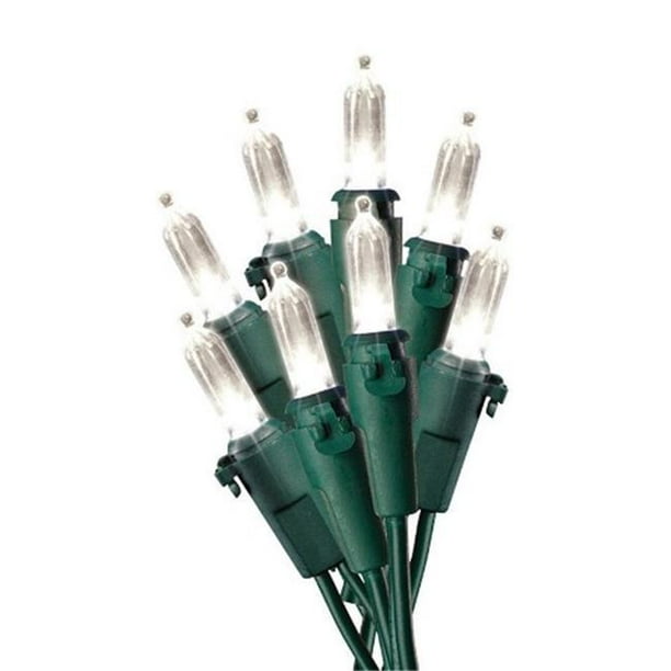 Celebrations G8234915 LED Twinkling Mini Light Set 100 White Walmart