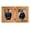 Senior, variant on Senior - Class of 2027 - Graduation Frame - Natural Wood Hinged 2 Side by Side Portrait 5x7 Picture Frames