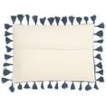 thumbnail image 4 of Safavieh Ry 14" x 20" Traditional Cotton Decorative Pillows, Gray/Blue, 4 of 4