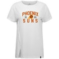 thumbnail image 2 of Women's Levelwear White Phoenix Suns Influx T-Shirt, 2 of 3