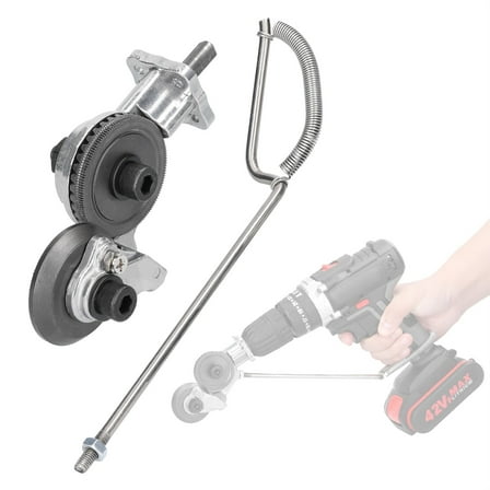 Electric Drill Plate Cutter Metal Nibbler Drill Attachment Electric Drill Shears Easy to Use Drill Attachment for Metal Cutting ,High Efficiency