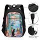 thumbnail image 3 of Balery Coastal Cat By The Window Mochila con carga USB para hombre y mujer - Mochila impermeable y antirrobo para laptop con puerto USB para viajes, trabajo, 3 of 7
