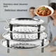 thumbnail image 1 of Rejilla para cocinar al vapor con agua, vaporera de acero inoxidable para el hogar, olla a presión eléctrica, rejilla para cocinar al vapor, bollos al vapor, 1 of 5