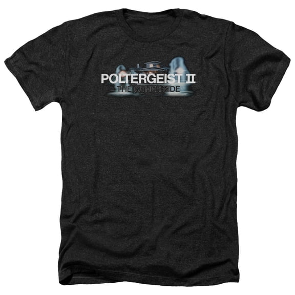 Poltergeist Ii - Logo - Heather Short Sleeve Shirt - Medium