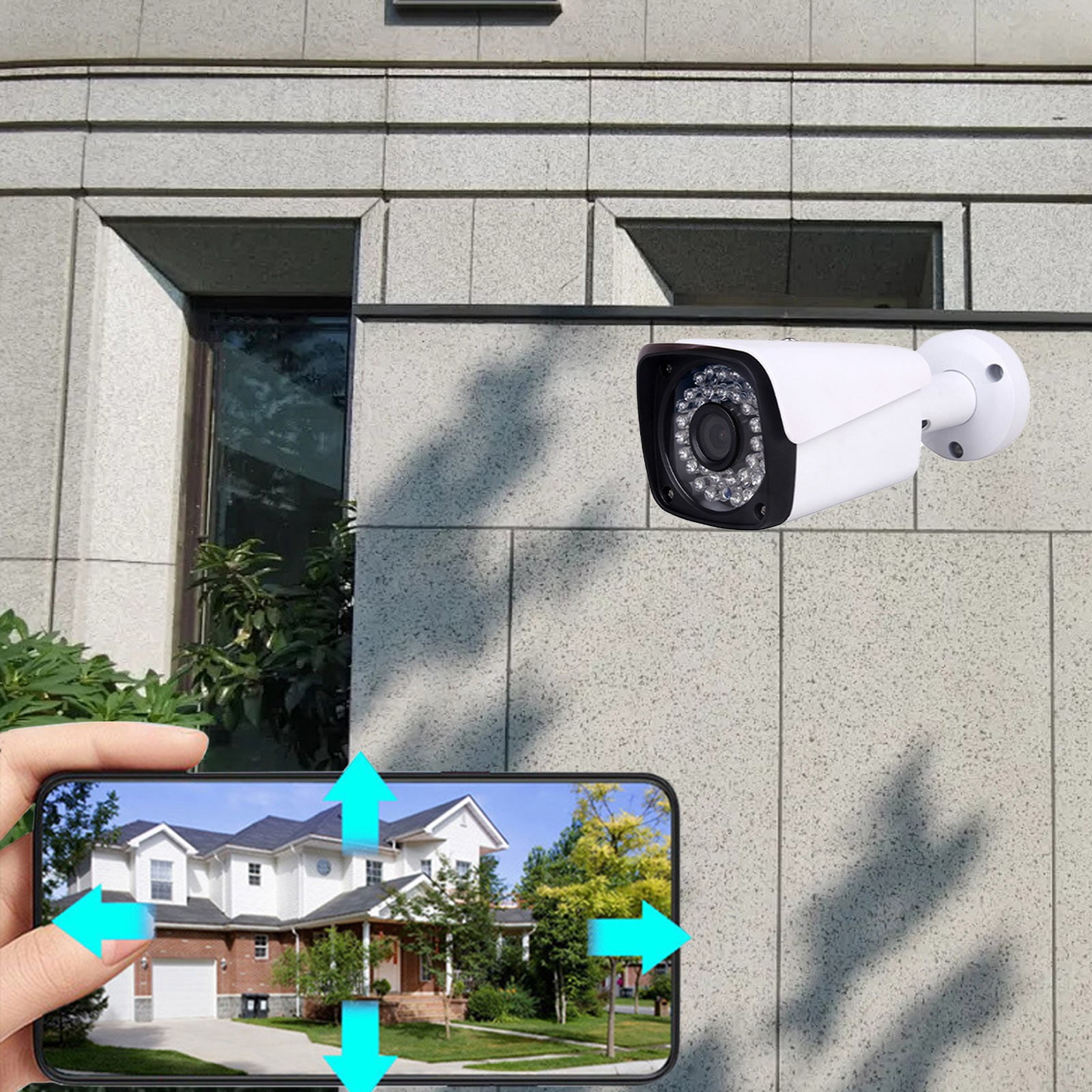 Barsme HD Outdoor Wireless Security Camera with Audio