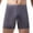 Gray, variant on Mens Underwear Casual Fashion Solid Underwear Gold Dot Mesh Striped Boxer Breathable Hip Shorts