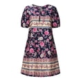 thumbnail image 4 of Vestidos de encaje floral de manga corta de manga de manga de manga de verano Ichuanyi ICHUANYI WER2023082208650, 4 of 8