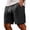 Black, variant on Mens Lounge Sweat Shorts, 7" Casual Elastic Waist Gym Workout Shorts with Elastic Waist And Drawstring Featuring Solid Color Design Army Green L