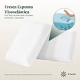 thumbnail image 3 of Almohada Zinus Memory Foam Frescura y Firmeza Media. Para Todas las Edades., 3 of 8