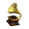 thumbnail image 4 of yotijay 1:12 Scale Dollhouse Gramophone Micro Landscape Simulated Mini Furniture Pretend, 4 of 9