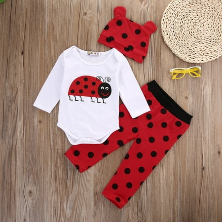 

Baby Boy Girl Clothes Newborn Long Sleeve Cotton Animal Bodysuit Romper Pant Hat 3pcs Outfit Infant k Clothing Set