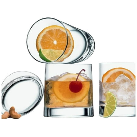 Luigi Bormioli us kitchen LUIG9 Veronese 11.5 oz Double Old Fashioned Glasses 6 Count (Pack of 1) Clear