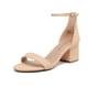 thumbnail image 1 of Dream Pairs Sandalias de tacón bajo con correa en el tobillo para mujer, zapatos de vestir de fiesta con punta abierta, LOW-CHUNK Dream Pairs LOW-CHUNK, 1 of 5