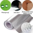 thumbnail image 5 of Dreamhall Kitchen Backsplash Wallpaper Stickers Oil Proof Waterproof Sticker Stainless Steel Contact Paper Self Adhesive Waterproof Aluminum Foil Stove Stickers Kitchen Wall Stickers 12"x40" Silver, 5 of 12