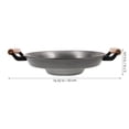 thumbnail image 2 of Luxshiny Nonstick Frying Pot Concave Multi Wood Cooking Outdoor Camping 1Set, 2 of 8