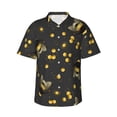 thumbnail image 1 of Fotbe Bee Camisa Hawaiana para Hombre Unisex – Camisa Casual de Verano con Botones de Manga Corta de Algodón y Lino,X-Large, 1 of 7