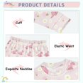 thumbnail image 4 of Dailycode Cotton Pajama Set Snug Fit Long Sleeve Top and Pants for 18M-8Y Cute Little Dinosaur and Flower, 4 of 7