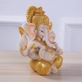 thumbnail image 3 of Colección estatuil hindú Dios del Buda sa de Oficina Mandir Diwali Feng Shui decoración escultura artesanía CUTICAT Estatua de Buda, 3 of 8