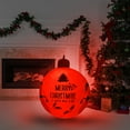 thumbnail image 5 of Hvmvliv Giant Christmas Inflatables with Lights Large Xmas Inflatables Outdoor Decorations Holiday Courtyard Porch Inflatable Christmas Balls 1.98 ft, Red, 5 of 6
