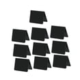 thumbnail image 3 of 10 letreros de pizarra acrílicos en forma de V, letreros de mesa pequeños multifuncionales, Negro, 3 of 9