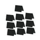 thumbnail image 3 of 10 letreros de pizarra acrílicos en forma de V, letreros de mesa pequeños multifuncionales, Negro, 3 of 9