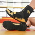 thumbnail image 5 of Men's Boxing Shoes Training Shoes Lightweight Wrestling Shoes Men Non-Slip Big Size 7-14 Comfortable Breathable Professional Men Fistfight Shoes Fitness Sneakers, 5 of 9