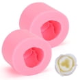 thumbnail image 1 of 2Pcs DIY Handcraft Tulip Shape Molde de silicona Velas Pastel de jabón Chocolate Moldes decorativos herramienta, 1 of 8