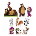 thumbnail image 1 of Masha y el Oso Figuras Decorativas con Base, Kit 9 Piezas, 1 of 5