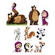 thumbnail image 1 of Masha y el Oso Figuras Decorativas con Base, Kit 9 Piezas, 1 of 5
