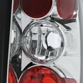 thumbnail image 6 of Spec-D Tuning Chrome Housing Clear Lens Tail Lights Brake Lamp Compatible with 1997-2004 Dodge Dakota, Left + Right Pair Assembly, 6 of 7