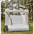 thumbnail image 6 of 10' X 10' PVC White Bounce House with Air Blower (Flap top), 6 of 6