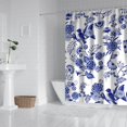 thumbnail image 2 of Watercolor Floral Bloom Shower Curtain 72x72 Inches, Romantic Botanical Design on Quick-Dry Polyester, 2 of 5