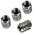 thumbnail image 3 of IVBDQV Silver 4 Metal Chrome Tire/Wheel Air Pressure Stem Valve Caps for Car Truck Hot Rod C02, 3 of 12