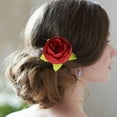 thumbnail image 5 of FeiFu Realistic Silk Flower Head Supplies Faux Blossomes Components Handmade Decor Floral Design Embellishment Simulation Flower Decoration, 5 of 5