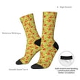 thumbnail image 4 of Haiem Crab Lobster Pattern Crew Socks – Soft & Durable Moisture-wicking Socks, Stay-Up Fit for Business, Work, and Casual Wear Size 5-11, 4 of 6
