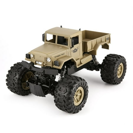 FMT 1/12 2.4G 4WD Rc Car Amphibious Waterproof Military Truck Off-Road Climber Crawler Military Desert Truck Vehicle for Kids Toy Children Gift RTR Toy