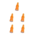 thumbnail image 1 of Advancent Botellas de vino Tapones de silicona Tapa Botella Antifugas Tapón de acero inoxidable Forma de cono Gadget de cocina Beber naranja Type2 NO2, 1 of 6