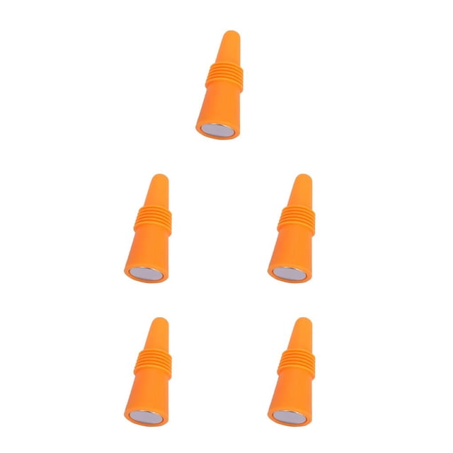 Advancent Botellas de vino Tapones de silicona Tapa Botella Antifugas Tapón de acero inoxidable Forma de cono Gadget de cocina Beber naranja Type2 NO2