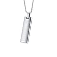 thumbnail image 4 of Collar de oración Yuyangstore Cruz para hombre 20 pulgadas Acero inoxidable, 4 of 8