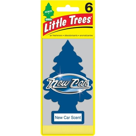 LITTLE TREES air freshener New Car Scent 6-Pack